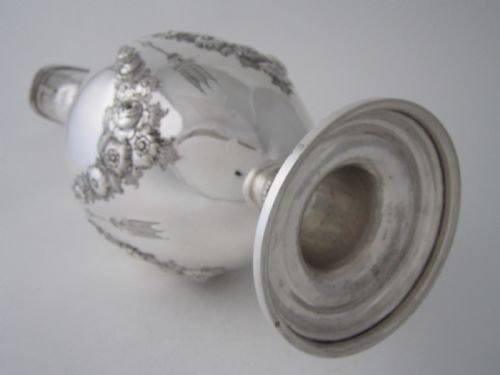 ANTIQUE VICTORIAN STERLING SILVER WINE EWER 1873 - ADDITIONAL PHOTO 9