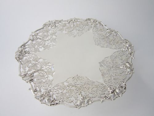 ANTIQUE GEORGE VI STERLING SILVER DISH 1948 - ADDITIONAL PHOTO 1