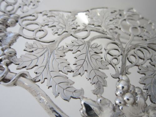 ANTIQUE GEORGE VI STERLING SILVER DISH 1948 - ADDITIONAL PHOTO 7