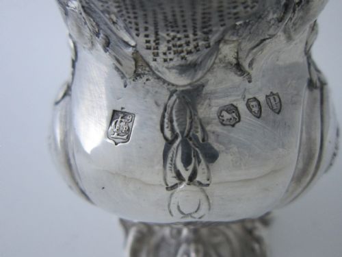 ANTIQUE VICTORIAN STERLING SILVER CREAM JUG 1890 - ADDITIONAL PHOTO 6