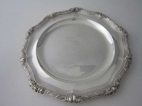 PAUL STORR ANTIQUE GEORGE III STERLING SILVER PLATE 1809 - ADDITIONAL PHOTO 2