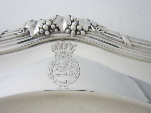 PAUL STORR ANTIQUE GEORGE III STERLING SILVER PLATE 1809 - ADDITIONAL PHOTO 3