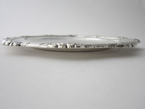 PAUL STORR ANTIQUE GEORGE III STERLING SILVER PLATE 1809 - ADDITIONAL PHOTO 6