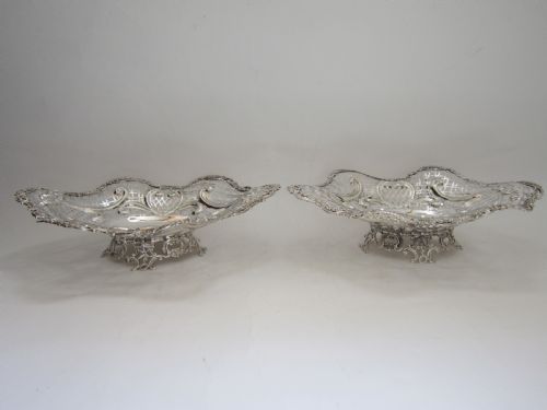 14 12 VICTORIAN STERLING SILVER DISHES 1897 - ADDITIONAL PHOTO 1