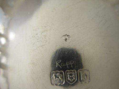 14 12 VICTORIAN STERLING SILVER DISHES 1897 - ADDITIONAL PHOTO 8