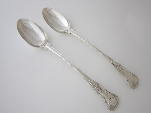 ANTIQUE VICTORIAN STERLING SILVER CANTEEN OF KINGS PATTERN CUTLERY - ADDITIONAL PHOTO 16