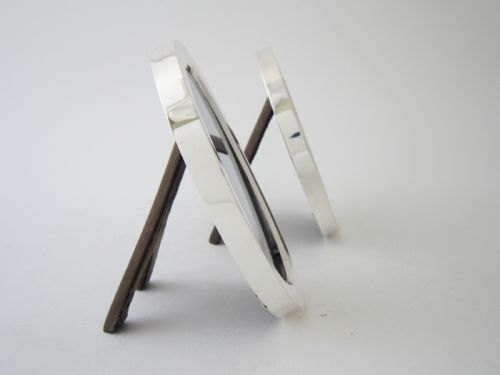 ANTIQUE EDWARDIAN STERLING SILVER PHOTO FRAMES 1901 - ADDITIONAL PHOTO 3