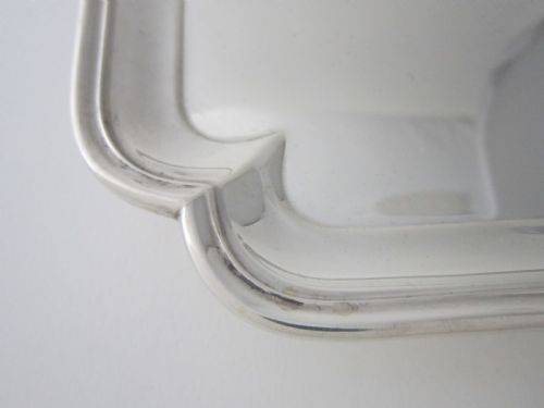 10 SCOTTISH ANTIQUE GEORGE V STERLING SILVER SALVERDRINKS TRAY 1929 - ADDITIONAL PHOTO 3