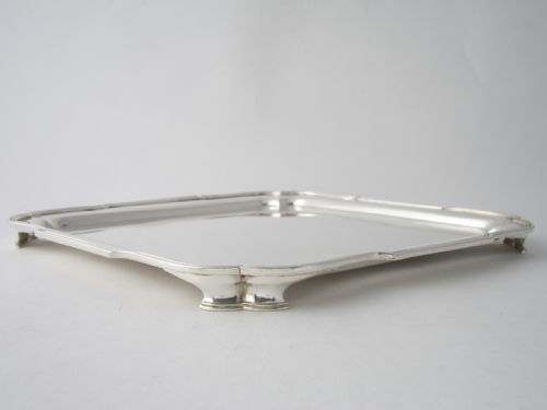 12 ART DECO STERLING SILVER SALVERDRINKS TRAY 1935 - ADDITIONAL PHOTO 2