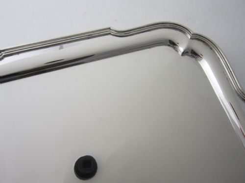 12 ART DECO STERLING SILVER SALVERDRINKS TRAY 1935 - ADDITIONAL PHOTO 4