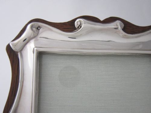 ANTIQUE EDWARDIAN STERLING SILVER PHOTOGRAPH FRAME 1904 - ADDITIONAL PHOTO 5