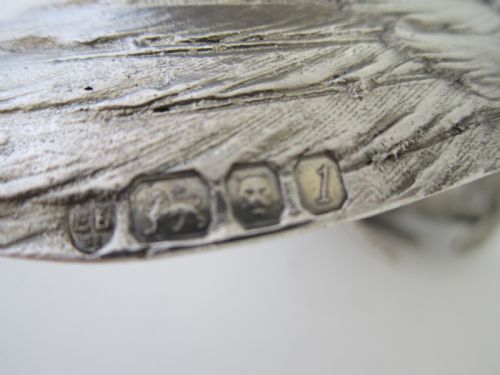 ELIZABETH II STERLING SILVER MODELS OF FIGHTING COCKERELS 19667 - ADDITIONAL PHOTO 9
