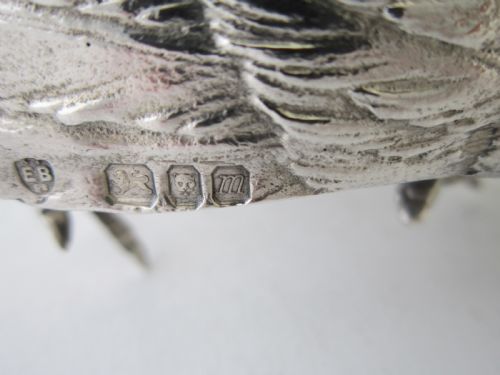 ELIZABETH II STERLING SILVER MODELS OF FIGHTING COCKERELS 19667 - ADDITIONAL PHOTO 18