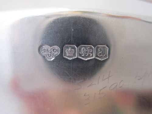 ANTIQUE GEORGE V STERLING SILVER EGG CRUET 191718 - ADDITIONAL PHOTO 12