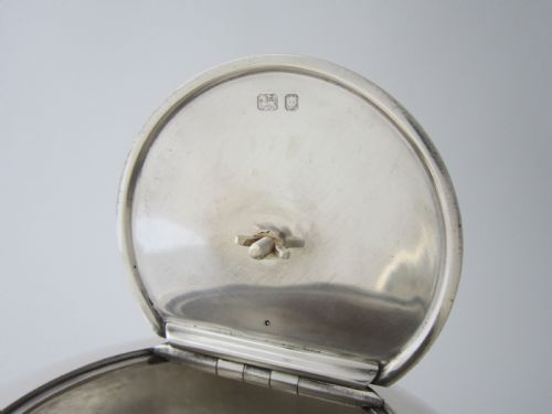 ANTIQUE GEORGE VI STERLING SILVER TEAPOT 1936 - ADDITIONAL PHOTO 5