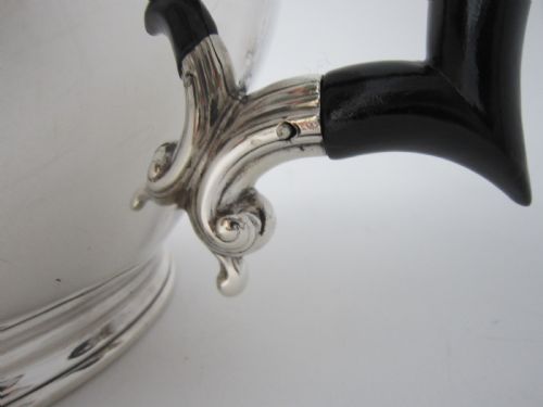 ANTIQUE GEORGE VI STERLING SILVER TEAPOT 1936 - ADDITIONAL PHOTO 8
