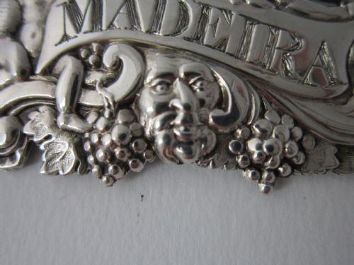SCOTTISH ANTIQUE GEORGE III STERLING SILVER WINE LABELS 1818 - ADDITIONAL PHOTO 4