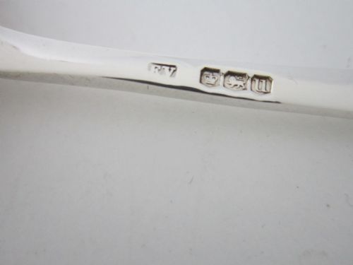 ANTIQUE GEORGE VI STERLING SILVER TEA STRAINER 1937 - ADDITIONAL PHOTO 7