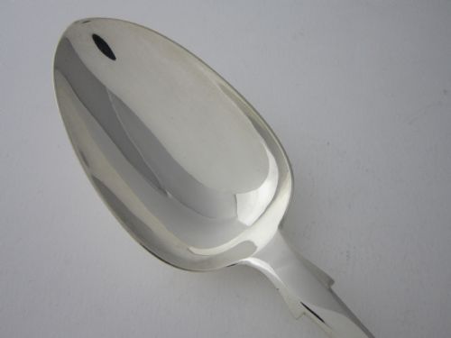 ANTIQUE VICTORIAN STERLING SILVER FIDDLE PATTERN BASTING SPOON 1852 - ADDITIONAL PHOTO 1