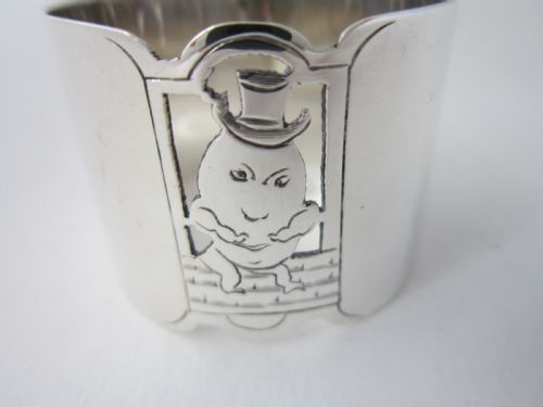 ELIZABETH II STERLING SILVER NOVELTY NAPKIN RING 1959 - ADDITIONAL PHOTO 5