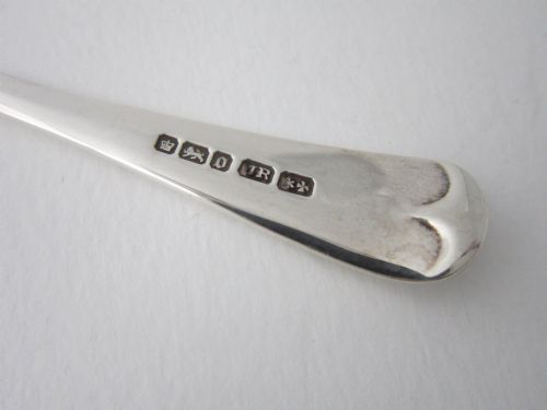 ANTIQUE EDWARDIAN STERLING SILVER BUTTER KNIFE 1906 - ADDITIONAL PHOTO 5