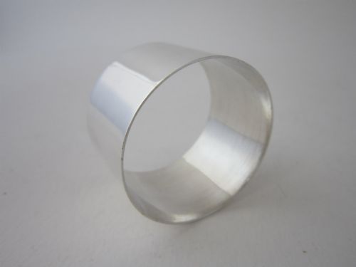 Chester Antique Edwardian Sterling Silver Napkin Ring - 1909