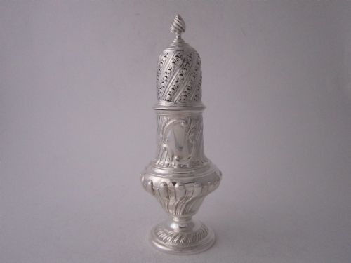 Antique Victorian Sterling Silver Sugar Caster - 1897
