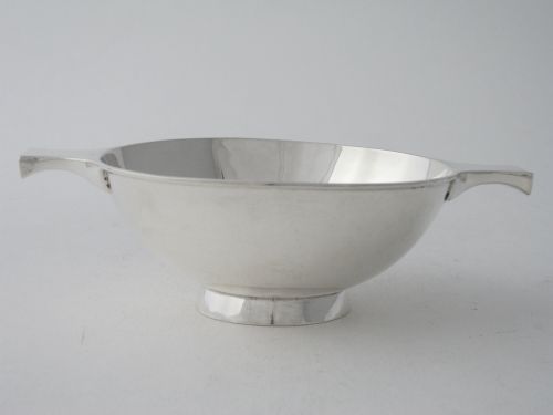 Scottish Antique George V Sterling Silver Quaich - 1932