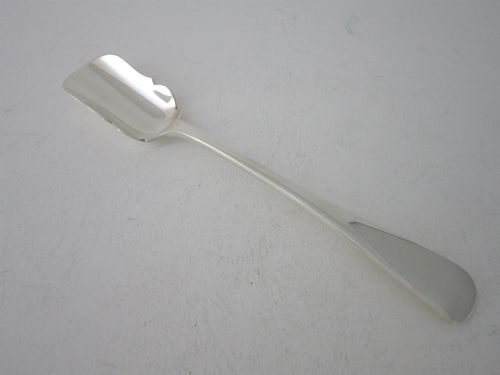 Antique George V Sterling Silver Old English Pattern Stilton Scoop - 1937