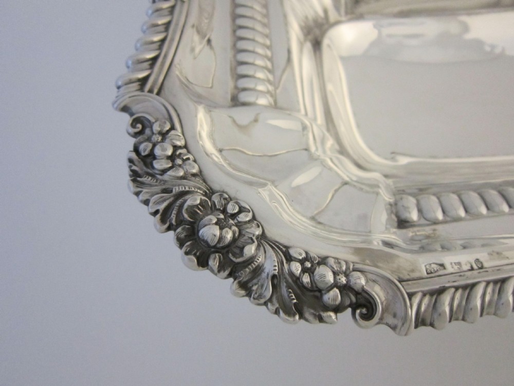 Antique George III Sterling silver basket View IV