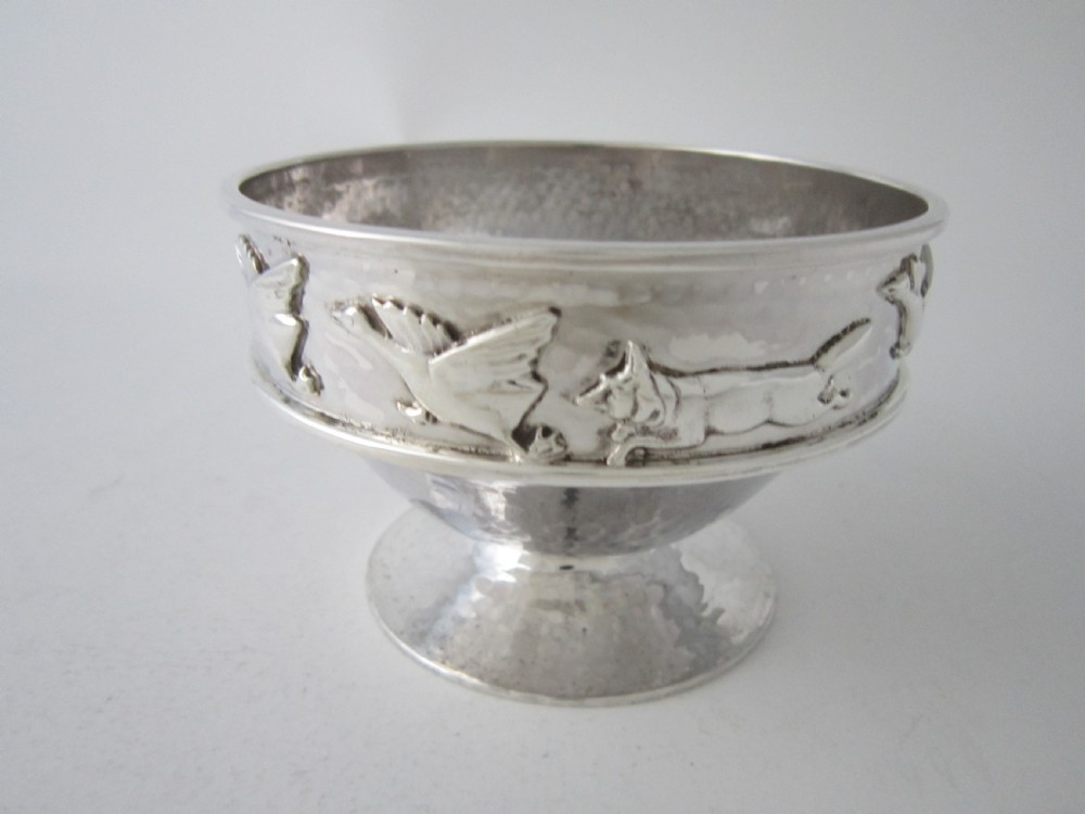 Arts and Crafts Sterling silver bowl