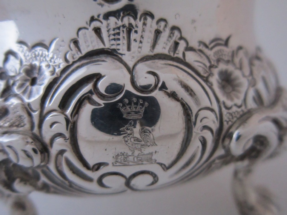 Antique George IV Sterling silver mustard pot  View IX