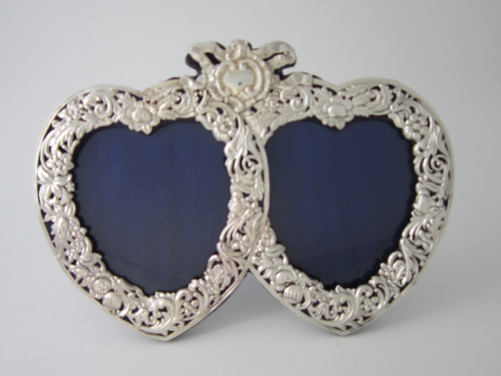 Antique Victorian Sterling silver photograph frame View II