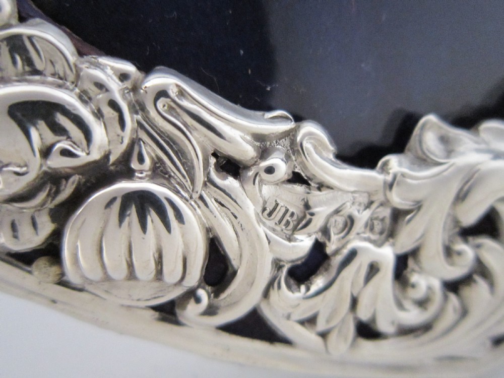 Antique Victorian Sterling silver photograph frame View VI