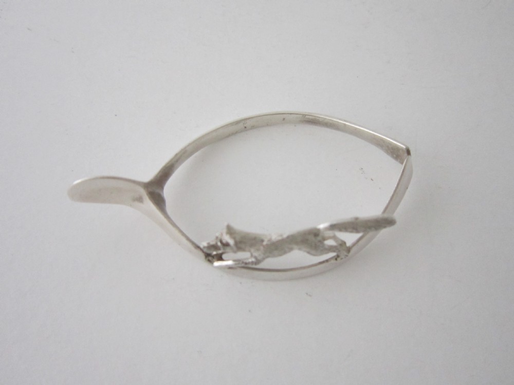 Antique George V Sterling silver napkin holder View IV