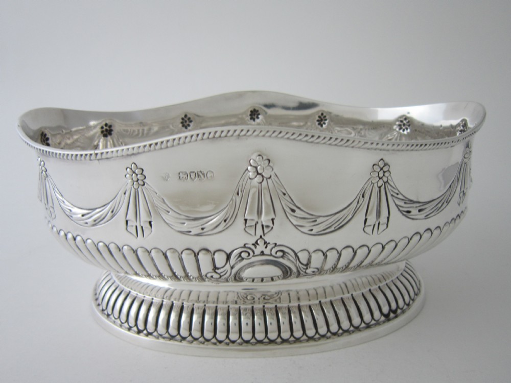 Antique Victorian Sterling silver bowl View III