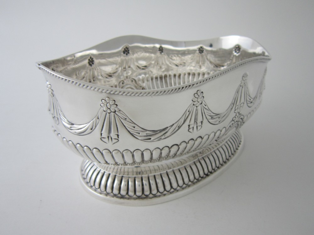 Antique Victorian Sterling silver bowl View V