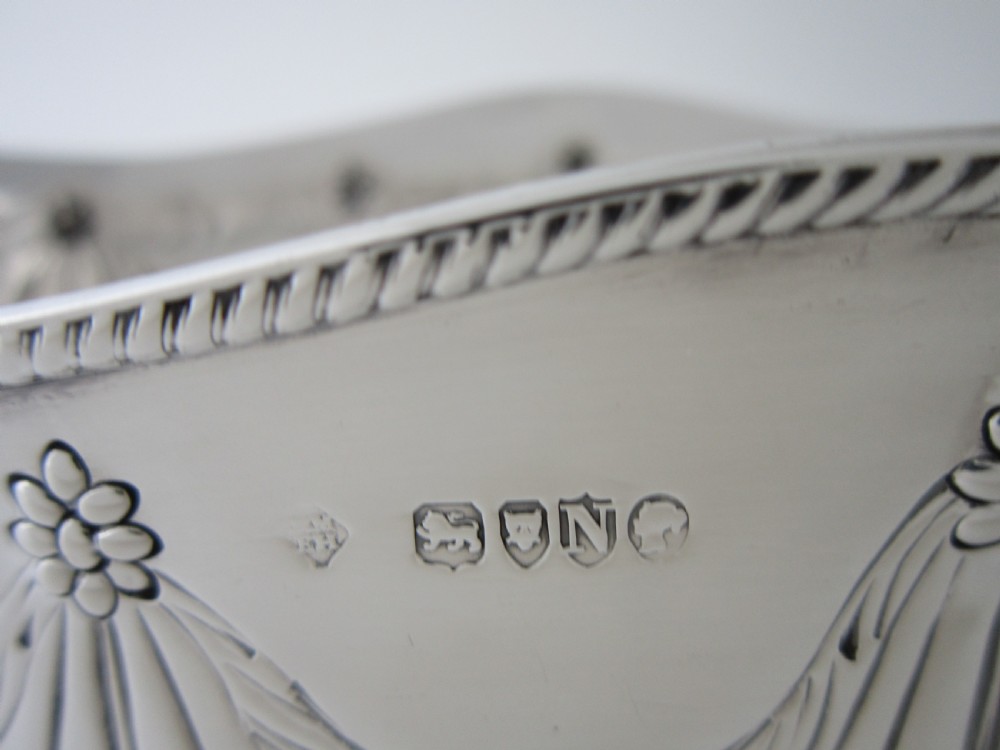 Antique Victorian Sterling silver bowl View VII