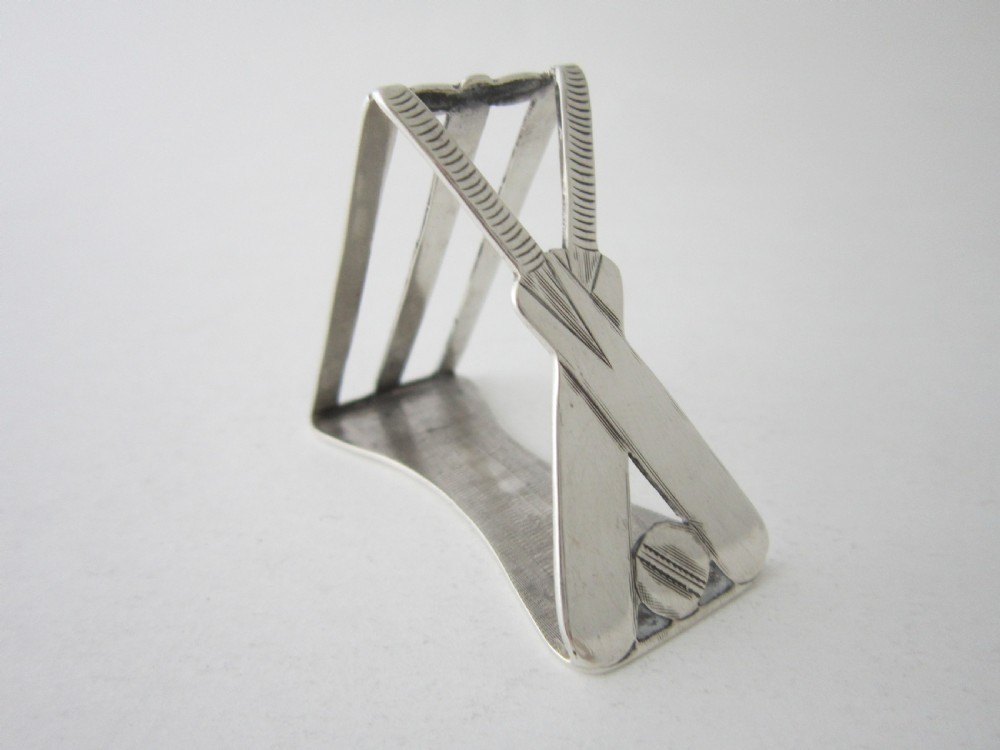 Antique Edwardian Sterling silver napkin ring View IV