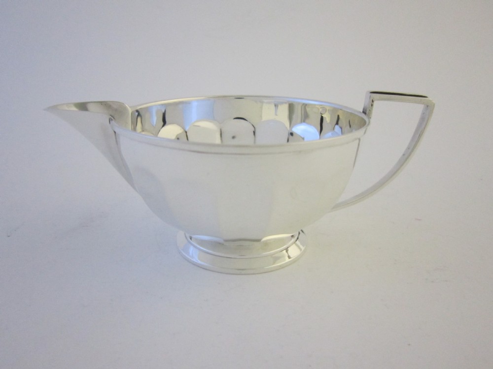 Art Deco George V Sterling silver tea set View V