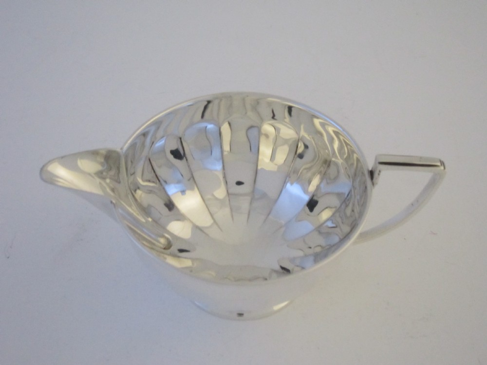 Art Deco George V Sterling silver tea set View VI