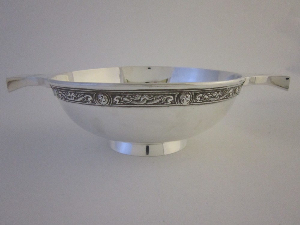 Scottish Sterling Silver Quaich