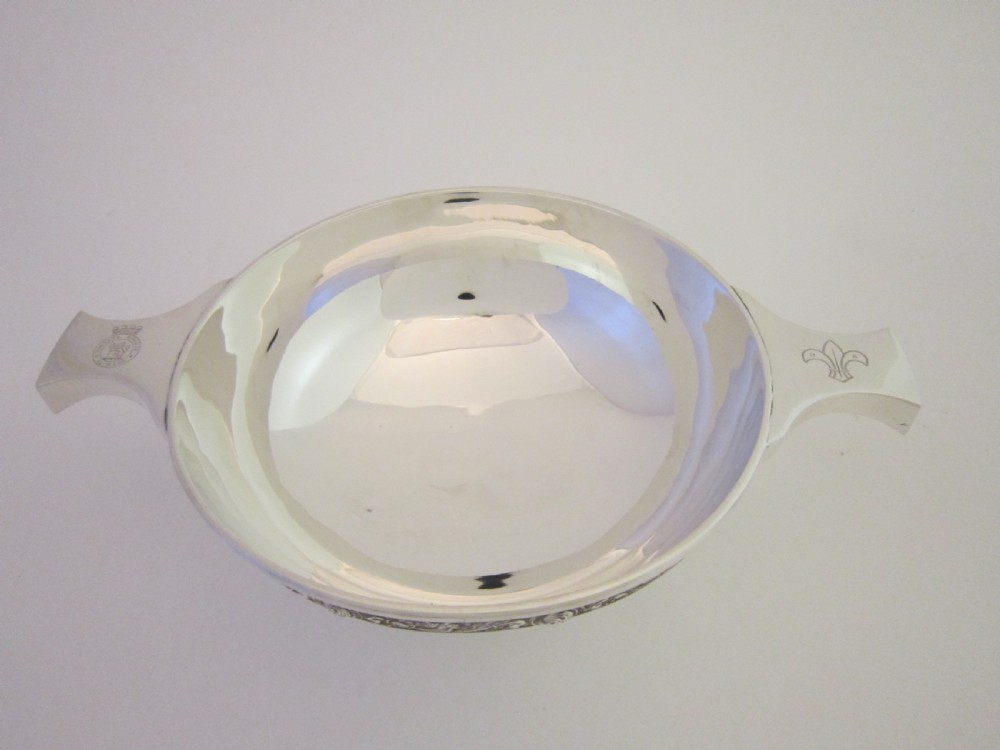 Scottish Sterling Silver Quaich View II