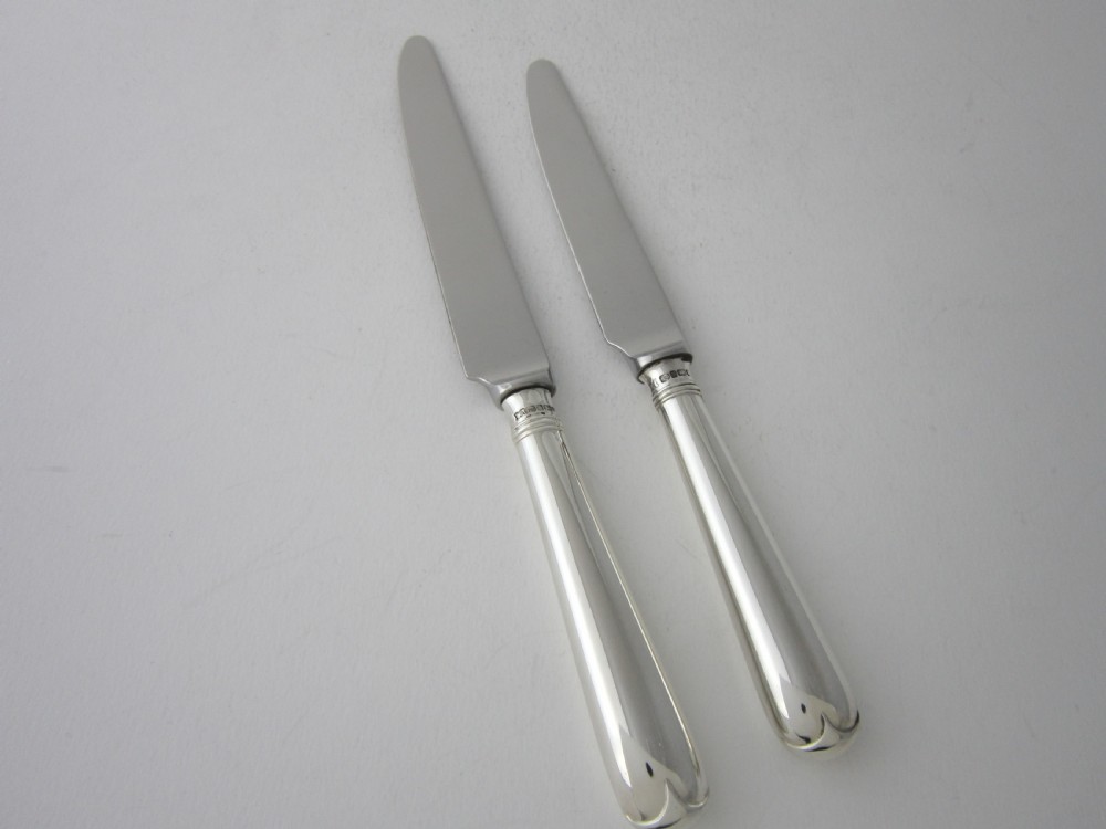 Antique Victorian Sterling silver canteen of cutlery View III