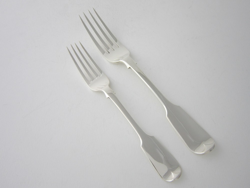 Antique Victorian Sterling silver canteen of cutlery View IV