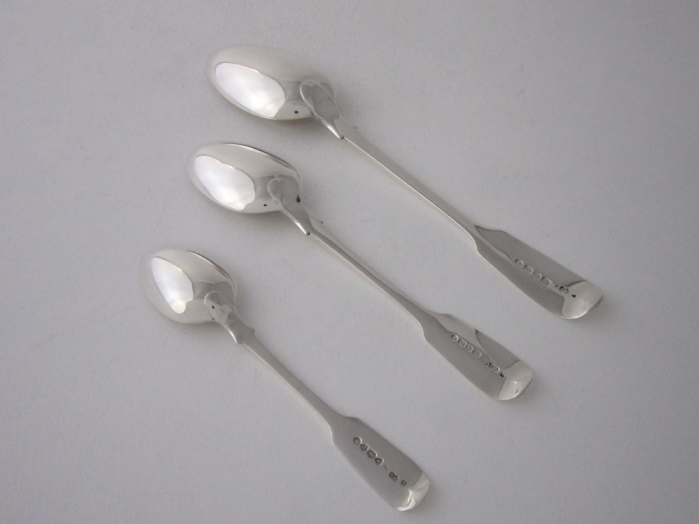 Antique Victorian Sterling silver canteen of cutlery View VII