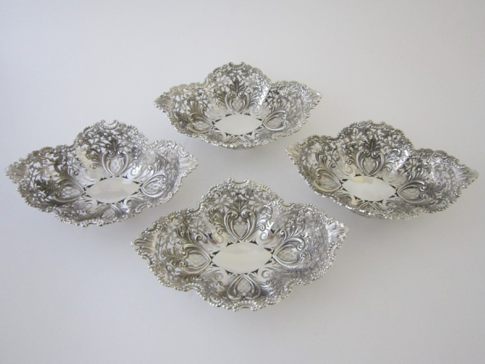 Antique Edwardian Sterling silver centrepiece View V