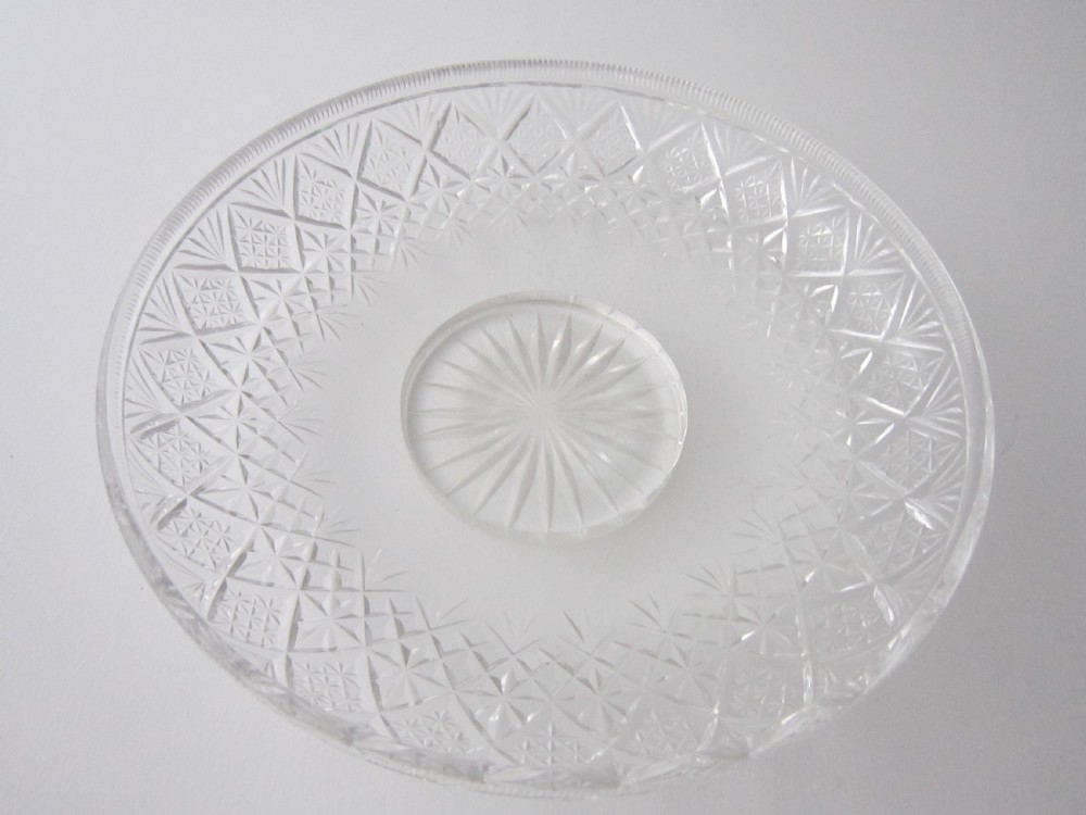 Antique Victorian Sterling silver and glass centrepiece View XIV
