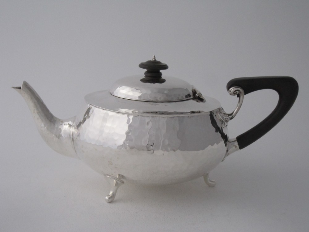 Arts and Crafts Sterling silver teapot