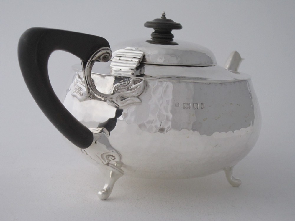 Arts and Crafts Sterling silver teapot View IV